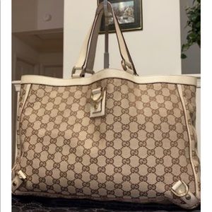 Gucci Gg monogram coated Canvas tote bag